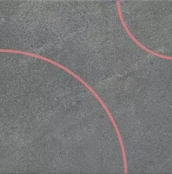 Декор Матрикс серый тёмный 30х30