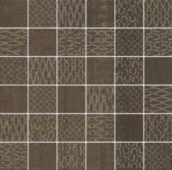 Декор Про Дабл коричневый мозаичный 30х30