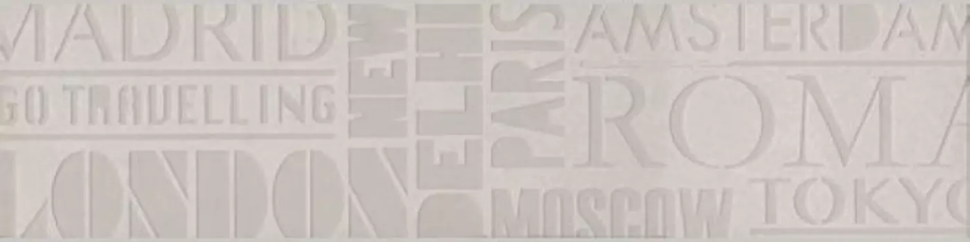 Декор Про Матрикс белый шрифты 15х60