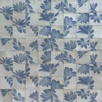 Декор Rice Grigio Decoro Blossom Lux 15х15