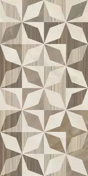 Декор Serpeggiante Геометрический теплая гамма 7ЛПР 30х60