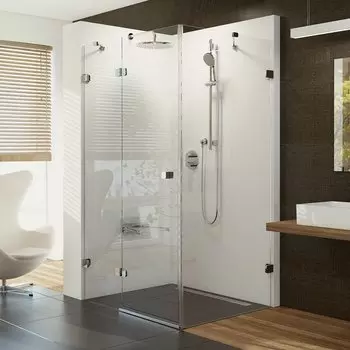 Душевая дверь Ravak BRILLIANT BSDPS-80/80 L хром+ прозрачное стекло