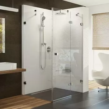 Душевая дверь Ravak BRILLIANT BSDPS-80/80 R хром+ прозрачное стекло