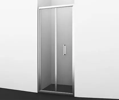 Душевая дверь гармошка, универсальная Wasserkraft Weser 78F04