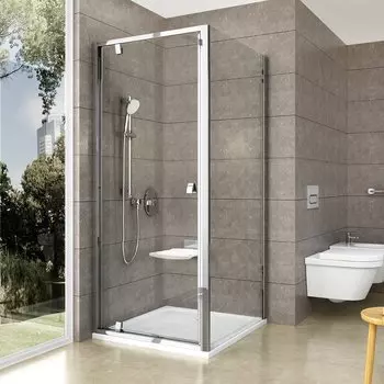 Душевая дверь Ravak PIVOT PDOP1-80 блестящая+ прозрачное стекло