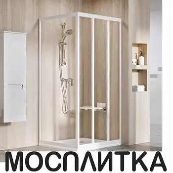 Душевая дверь Ravak SUPERNOVA ASDP3-80+ прозрачное стекло