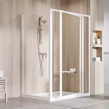 Душевая дверь Ravak SUPERNOVA SDOP-80 белая+ прозрачное стекло