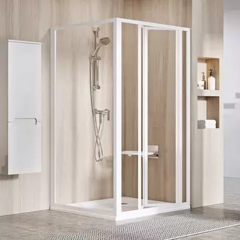 Душевая дверь Ravak SUPERNOVA SDZ2 SDZ3-100 белая+ прозрачное стекло