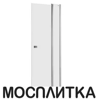Душевая дверь Roca Capital 90Х195 см распашная с фиксированной частью M4609012M, прозрачное стекло, хром