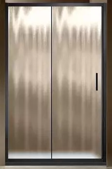 Душевая дверь Vincea Garda VDS-1G120CHB 120 см черный, стекло шиншилла