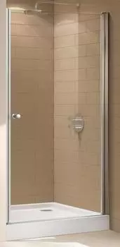 Душевая дверь в нишу Cezares ECO-O-B-1-90-C-Cr стекло прозрачное