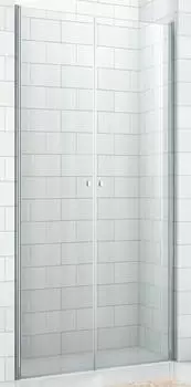 Душевая дверь в нишу Cezares Eco O-B-2-90-C-Cr стекло прозрачное