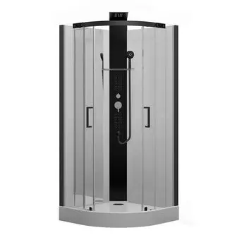 Душевая кабина Black&amp;White Galaxy 90x90 см, 8701900