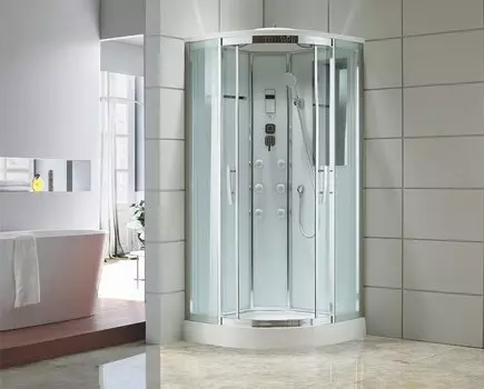 Душевая кабина Black&amp;White Galaxy G5501 1000 100x100 см гидромассажная, 5501100