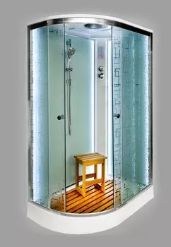 Душевая кабина Deto ЕМ1512 R LED