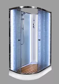 Душевая кабина Deto ЕМ1512 R N LED