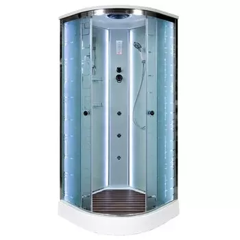 Душевая кабина Deto ЕМ1580 LED с гидромассажем
