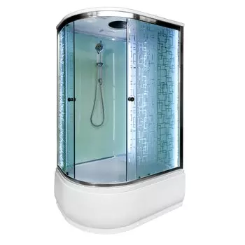 Душевая кабина Deto ЕМ4511 R LED с гидромассажем