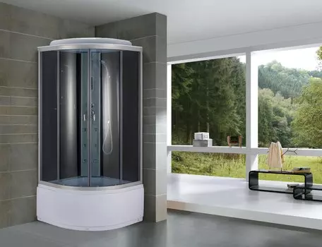 Душевая кабина Niagara Classic NG-3519-14 100x100x220 с гидромассажем стекло тонированное