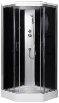 Душевая кабина Niagara NG-2506 пятиугольная цвет задней стенки - черный 90x90 см