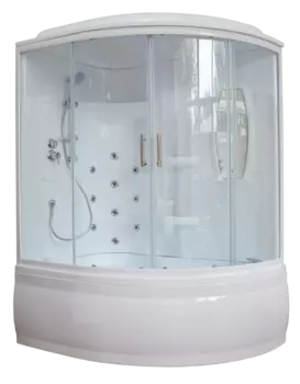 Душевая кабина Royal Bath 140ALP-T прозрачное левая