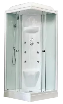Душевая кабина Royal Bath 80HP7-WT белое/прозрачное