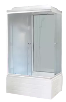 Душевая кабина Royal Bath 8100BP6-WCбелое/матовое левая