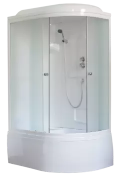 Душевая кабина Royal Bath 8120BK1-M матовое левая