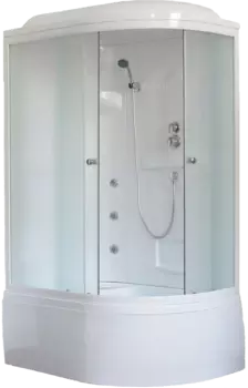 Душевая кабина Royal Bath 8120BK2-M матовое левая