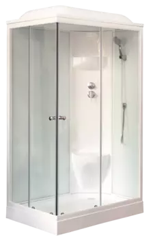 Душевая кабина Royal Bath 8120HP6-WT белое/прозрачное правая
