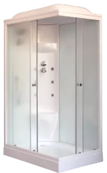 Душевая кабина Royal Bath 8120HP7-WC белое/матовое левая