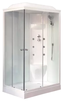 Душевая кабина Royal Bath 8120HP7-WT белое/прозрачное правая