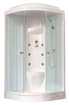 Душевая кабина Royal Bath 90HK7-WT белое/прозрачное