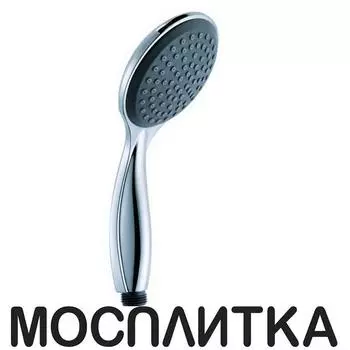 Душевая лейка D&amp;K DC1101701 1 режим, d 9,5 см., темно-серый / хром