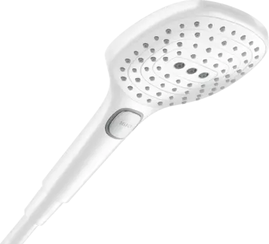 Душевая лейка Hansgrohe Raindance Select E 120 Air 3jet 26520700, белая матовая