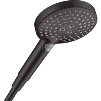 Душевая лейка Hansgrohe Raindance Select S 120 3jet 26530670, чёрный матовый