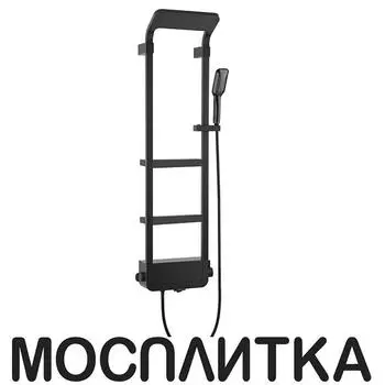 Душевая панель Black&amp;White Времена года W1220 1 режим, графитовый черный