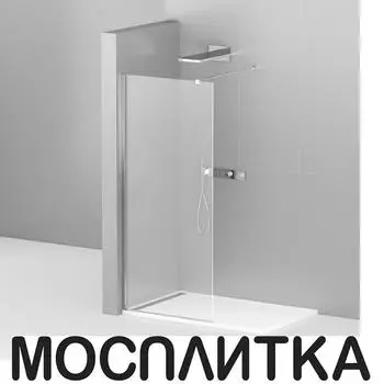 Душевая перегородка Cezares Liberta 115х195 см LIBERTA-L-1-115-120-C-Cr профиль хром, стекло прозрачное