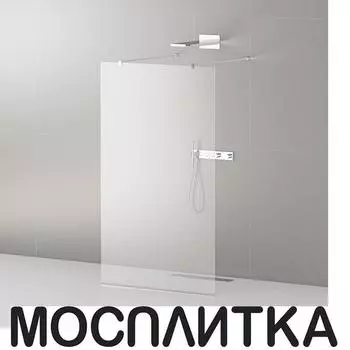 Душевая перегородка Cezares Liberta 115х195 см LIBERTA-L-2-115-120-C-Cr профиль хром, стекло прозрачное