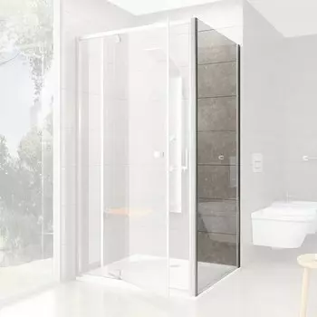 Душевая перегородка Ravak PIVOT PPS-80 сатин+ прозрачное стекло