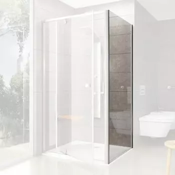 Душевая перегородка Ravak PIVOT PPS-90 сатин+ прозрачное стекло