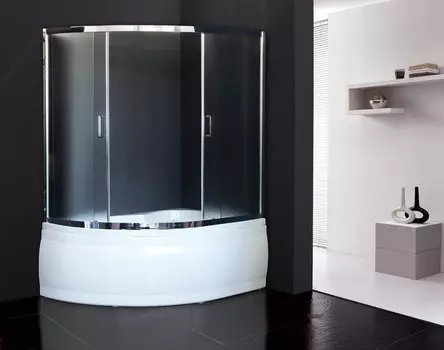 Душевая шторка Royal Bath RB 150ALP-C-CH (хром/6мм матовое)