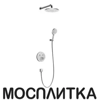 Душевая система Black&amp;White Universe U7776 3 режима, серебристый хром