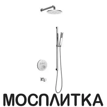 Душевая система Black&amp;White Universe U7787 1 режим, серебристый хром