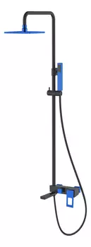 Душевая стойка Boheme Q 148-BUW black blue