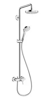 Душевая стойка Hansgrohe Croma Select S 180 2jet 27255400 с однорычажным смесителем