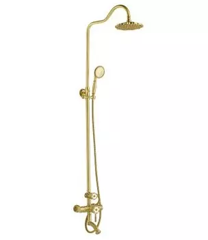 Душевая система Lemark Jasmine LM6662B, бронза