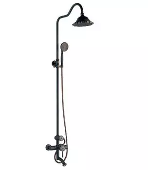 Душевая стойка Lemark Jasmine LM6662ORB, черная бронза