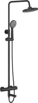 Душевая система Orange Thermo T02S3-911b черная