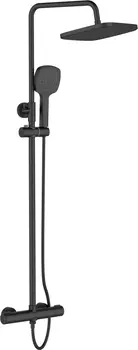 Душевая стойка Orange Thermo T02S4-912b черный